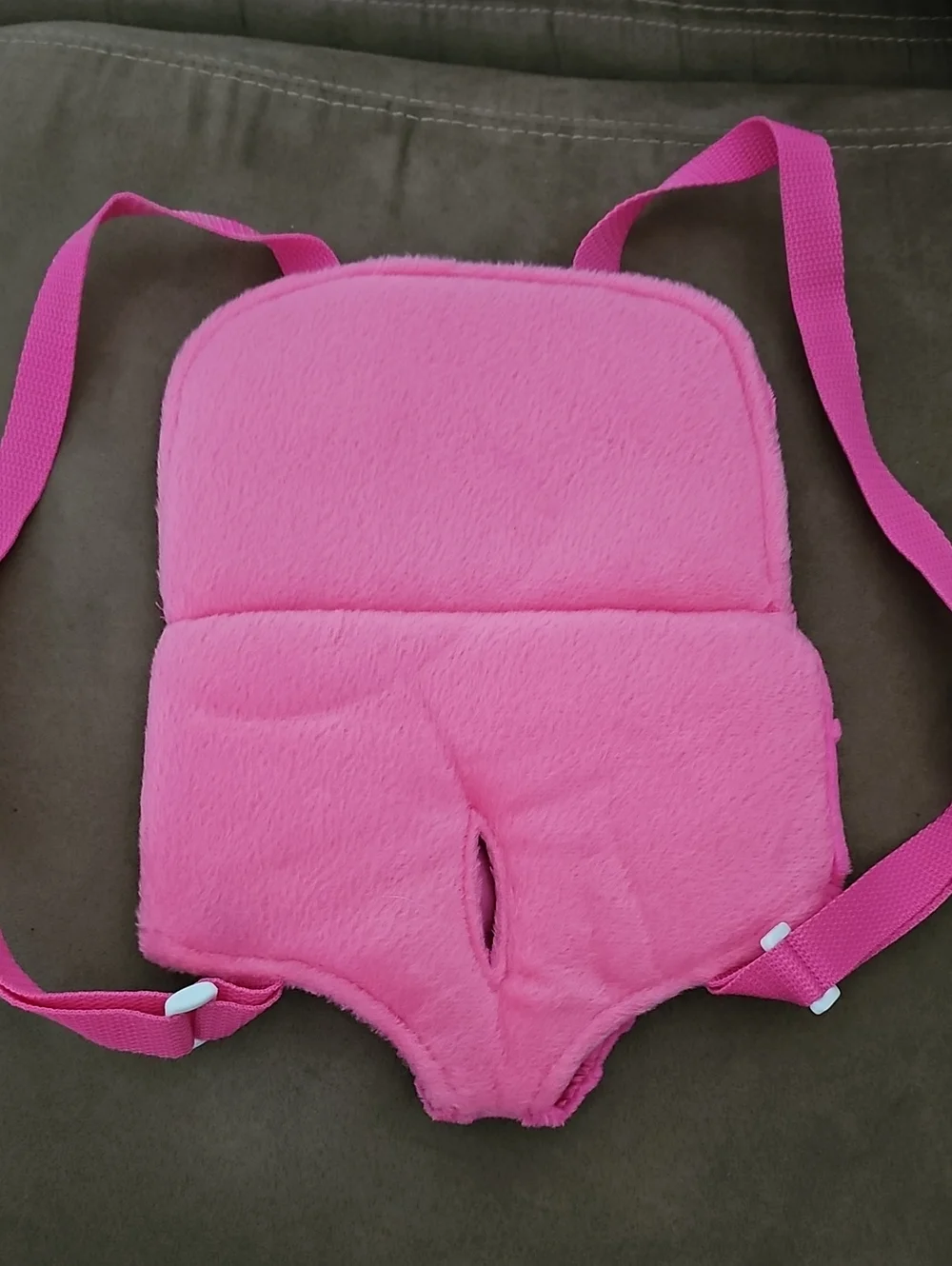 Build A Bear Pink Plush Backpack Carrier